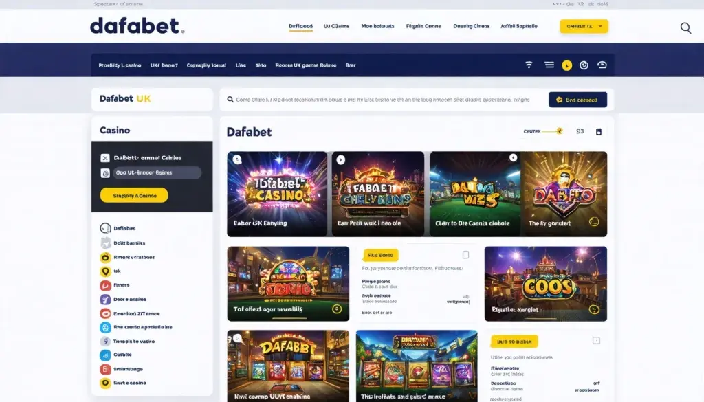 Dafabet UK Casino Emphasizes Simplicity Without Welcome Bonus