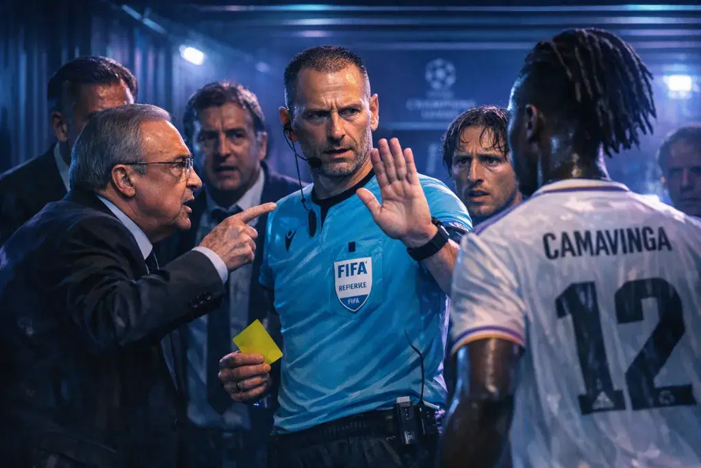 Real Madrid Officials Question Referee Slavko Vincic After Champions League Elimination